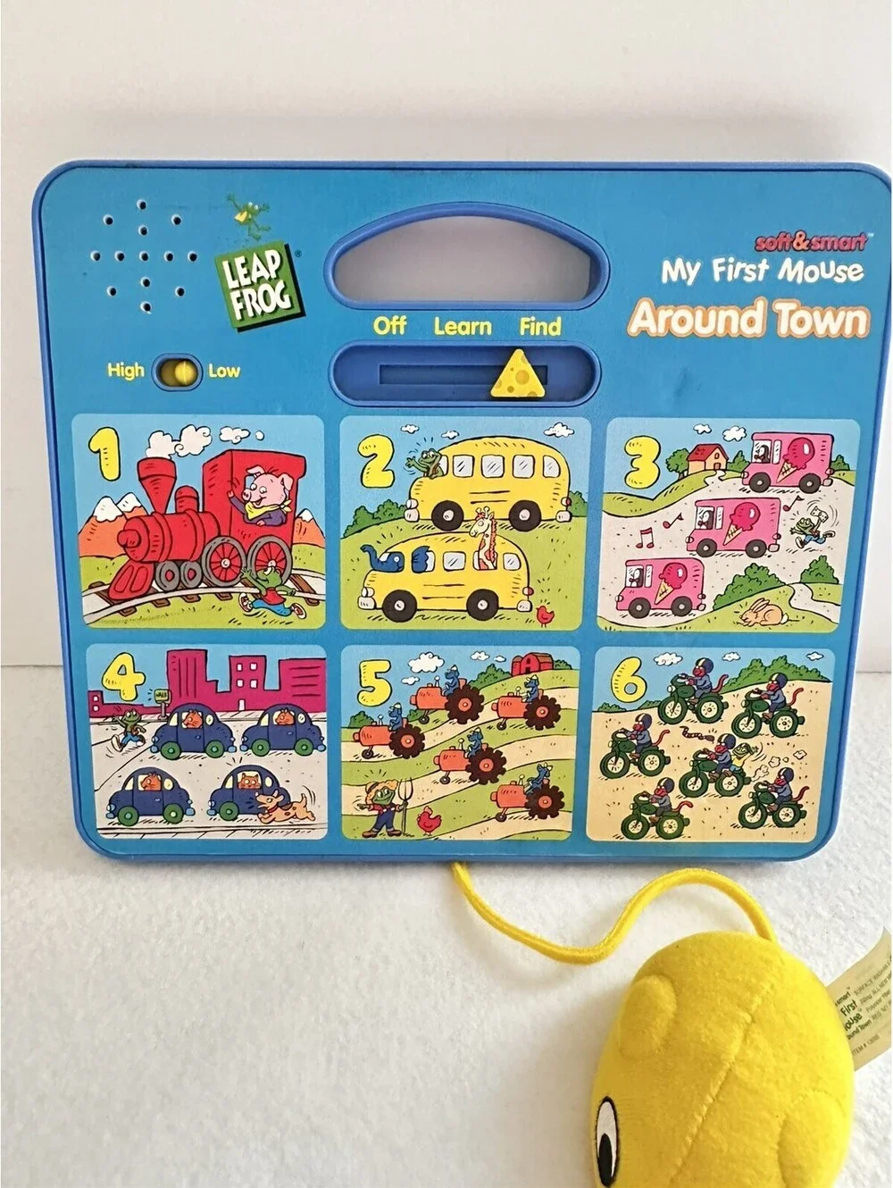 Leap Frog Soft & Smart My First Mouse Around Town Game 13050 1999